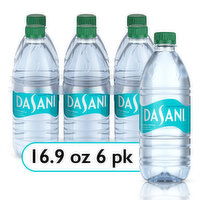 Dasani  Purified Water Bottles Enhanced With Minerals, 6 Each