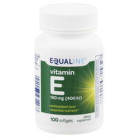 Equaline Vitamin E, 180 mg, Softgels, 100 Each