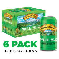 Sierra Nevada Beer, Pale Ale Craft Beer 6 Pack (12oz Cans), 6 Each