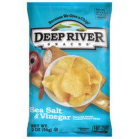 Deep River Snacks Kettle Cooked Sea Salt & Vinegar Potato Chips, 2 Ounce