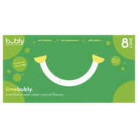 Bubly Flavored Water , Lime, 8 Each