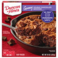 Duncan Hines Brownie, Double Chocolate, Gooey, 10 Ounce