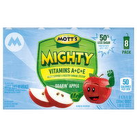 Mott's Mighty Apple Juice Beverage, Soarin Apple, 8 Each