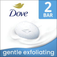 Dove Beauty Bar Soap Gentle Exfoliating, 3.75 Ounce