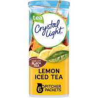 Crystal Light Lemon Iced Tea Naturally Flavored Powdered Drink Mix, 6 Each