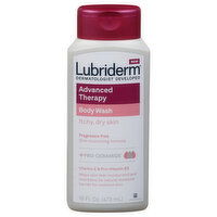 Lubriderm Body Wash, Advanced Therapy, Fragrance Free, 16 Fluid ounce