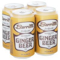 Barritts Ginger Beer, Bermuda Stone, 4 Each