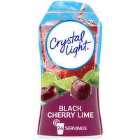 Crystal Light Black Cherry Lime Naturally Flavored Drink Mix, 1.62 Fluid ounce