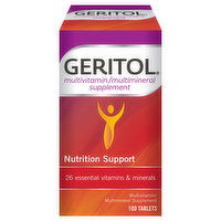 Geritol Nutrition Support, Tablets, 100 Each