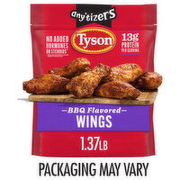 Tyson Any'tizers BBQ Bone-In Chicken Wings (Frozen), 22 Ounce