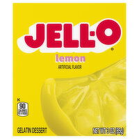 Jell-O Lemon Gelatin Dessert Mix, 3 Ounce