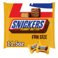 Snickers SNICKERS Crunchy Peanut Butter Squared Fun Size Chocolate Candy Bars, 11.5oz, 11.5 Ounce