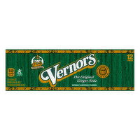 Vernors Ginger Soda, The Original, 12 Pack, 12 Each