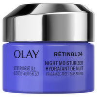 Olay Regenerist Olay Retinol 24 Mini, Smooth - Renew - Hydrate Night Face Moisturizer, Fragrance-Free, Trial Size 0.5 oz, 0.5 Ounce