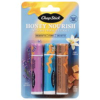 ChapStick Lip Balm, Honey Nourish, 3 Each