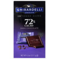 Ghirardelli Intense Dark 72% Cacao Dark Chocolate, 4.1 Ounce