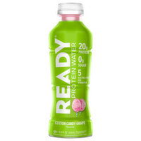 Ready Cotton Candy Grape Protein Water, 16.9 Fluid ounce
