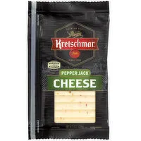 Kretschmar Premium Deli Pre Sliced Pepper Jack Cheese, 8 Ounce