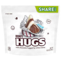 Hugs Milk Chocolate, Hugged by White Creme, Share Pack, 10.6 Ounce