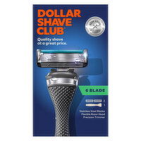 Dollar Shave Club Razor, 6 Blade, 1 Each