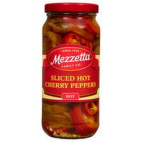 Mezzetta Cherry Peppers, Hot, Sliced, 16 Fluid ounce