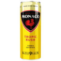 Monaco Cocktail, Tropic Rush, 12 Ounce