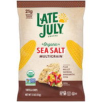 LATE JULY® Snacks Sea Salt Tortilla Chips, 7.5 Ounce
