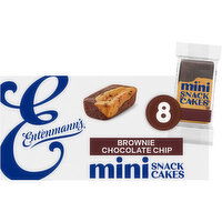 Entenmann's Brownie Chocolate Chip Mini Snack Cakes, 8 packs, 14 oz, 8 Each