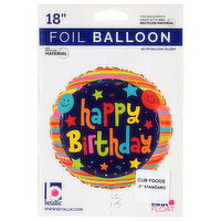 Betallic Foil Birthday 18 Inch Balloon, 1 Each