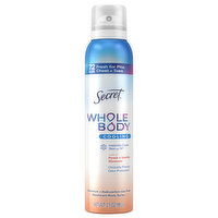 Secret Whole Body Cooling Notes of Peach + Vanilla Blossom Deodorant Body Spray, 3.5 Ounce