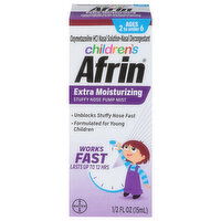 Afrin Children's Stuffy Nose Pump Mist, Extra Moisturizing, 0.5 Fluid ounce