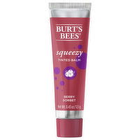 Burt's Bees Balm, Tinted, Squeezy, Berry Sorbet, 0.43 Ounce