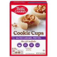 Betty Crocker Cookie Cups, Salted Caramel Pretzel, 14.4 Ounce