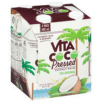 Vita Coco Pressed Coconut Water, The Original, 4 Pack, 4 Each