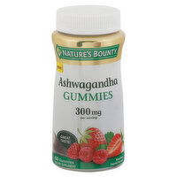 Nature's Bounty Ashwagandha, 300 mg, Gummies, Mixed Berry Flavored, 60 Each