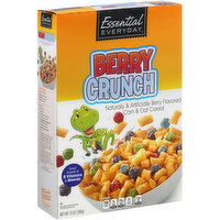 Essential Everyday Cereal, Corn & Oat, Berry Crunch, 13 Ounce