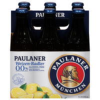 Paulaner Weizen-Radler, Alcohol Free, 6 Each