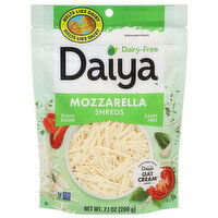 Daiya Oat Cream Blend, Dairy-Free, Mozzarella, Plant Based, Shreds, 7.1 Ounce