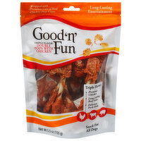 Good 'n' Fun Snack for All Dogs, Triple Flavor, Double Pops with Chicken, 5.5 Ounce