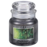 Village Candle Candle, Black Bamboo, Premium Jar, 1 Each