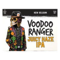 Voodoo Ranger Beer, Juicy Haze IPA, 12 Pack, 12 Each