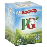 PG Tips Black Tea, Pyramid Tea Bags, 80 Each