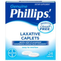 Phillips' Genuine Laxative, Caplets, 24 Each