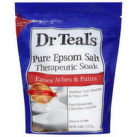 Dr Teal's Therapeutic Soak, Pure Epsom Salt, Eases Aches and Pains, 6 Pound