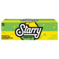 Starry Lemon Lime Soda, Caffeine Free, 12 Each