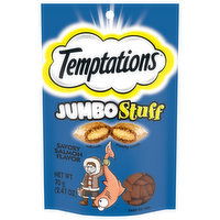 Temptations Treats for Cats, Savory Salmon Flavor, Jumbo Stuff, 2.47 Ounce