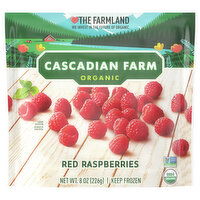 Cascadian Farm Organic Red Raspberries, 8 Ounce