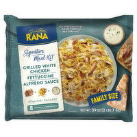 Rana Meal Kit, Signature, Grilled White Chicken Fettuccine Alfredo Sauce, Family Size, 39 Ounce