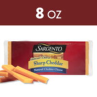 SARGENTO Sargento® Block Sharp Cheddar Natural Cheese, 8 oz., 8 Ounce