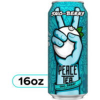 Peace Tea  Sno-Berry, Iced Tea With Natural Berry Flavors, 16 Fluid ounce
